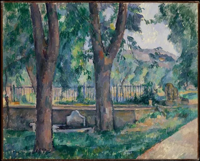 Cézanne, Bassin et lavoir du Jas de Bouffan