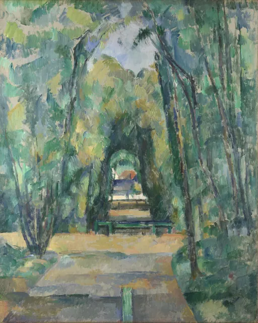 Cézanne, L’Allée à Chantilly
