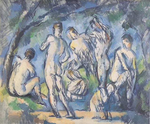 Cézanne, Groupe de sept baigneurs