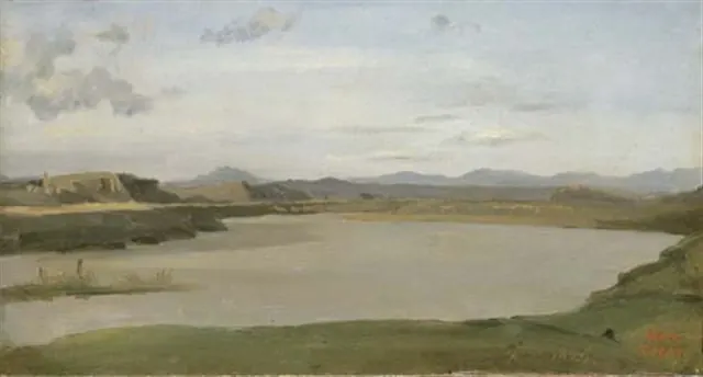 Corot, Acqua Acetosa, bords du Tibre dans la campagne de Rome