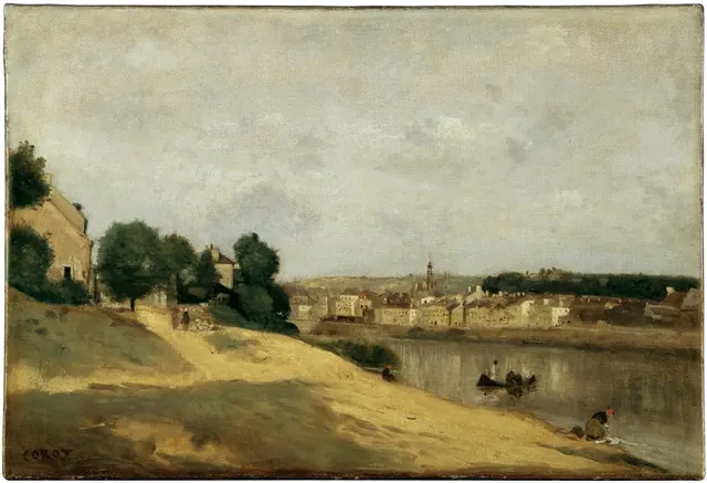 Corot, Château-Thierry, vue d’ensemble