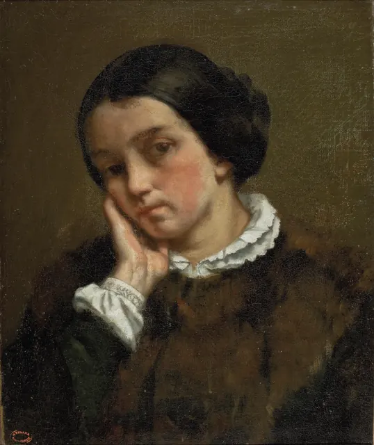 Courbet, Portrait de Zélie Courbet