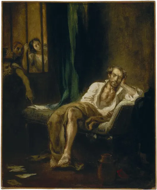 Delacroix, Le Tasse dans la maison des fous