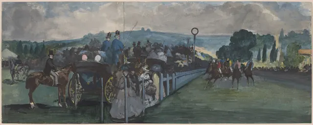 Manet, Les Courses à Longchamp