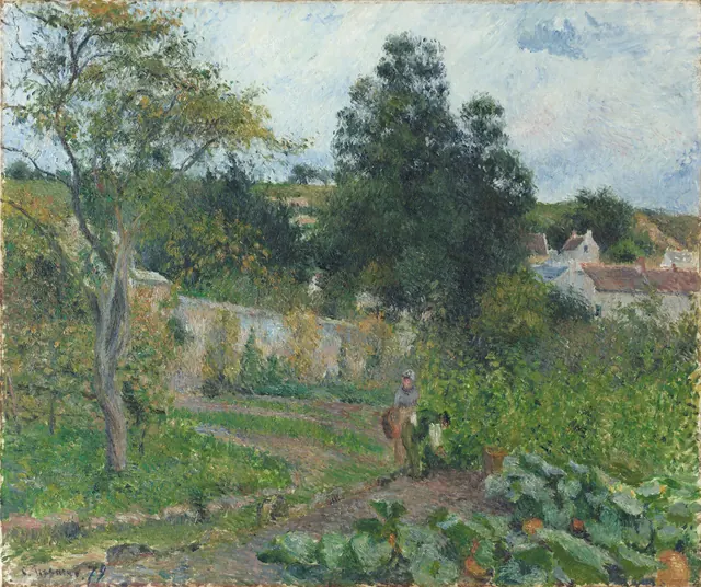 Pissarro, Jardins potagers à l’Hermitage, Pontoise