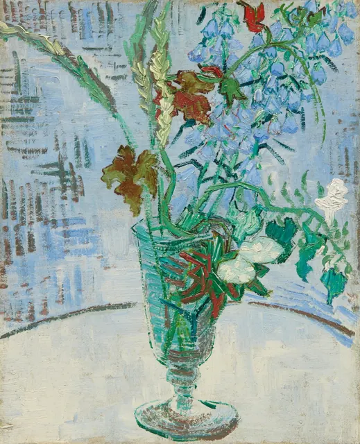 Van Gogh, Fleurs dans un verre
