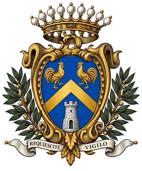 Armes des Cochin enregistrées en 1696